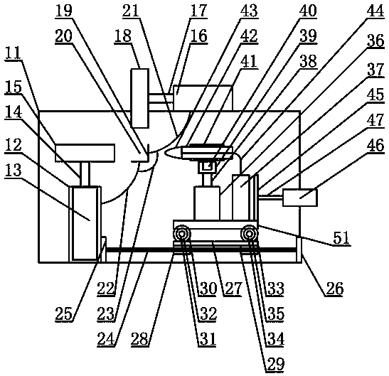 Argon arc welding device for cambered butt joint with square aluminum tube