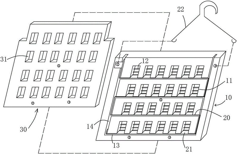 Plate plating hanger