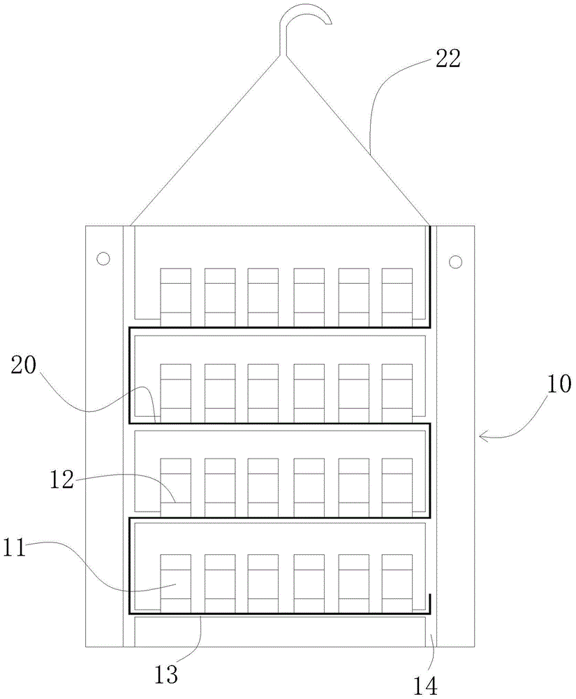 Plate plating hanger