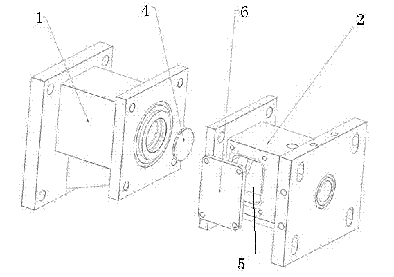 Lens mounting structure of direct-reading spectrometer