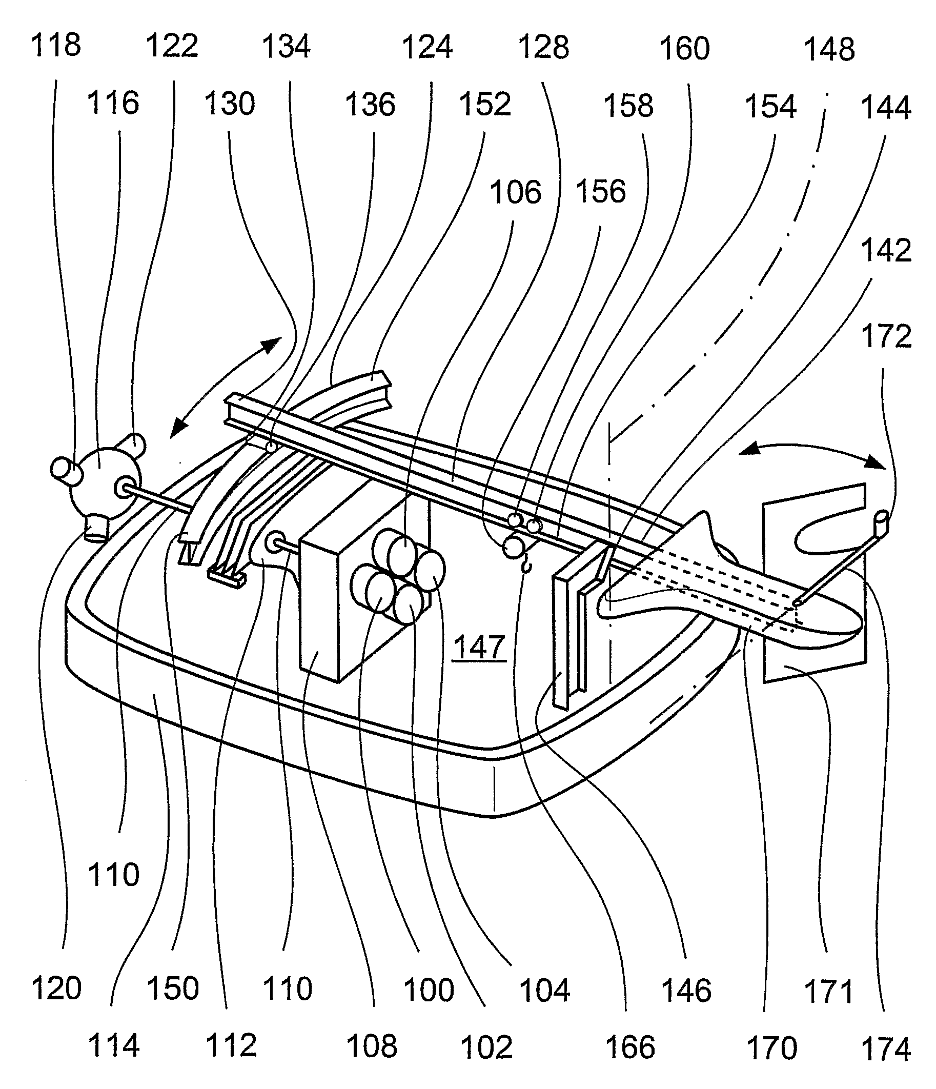 Wind Turbine Nacelle With Integral Service Crane for Accessing Turbine Components