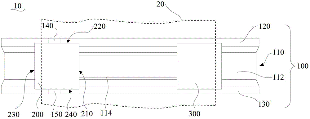 Partition for coating chamber