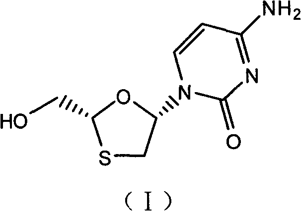 Industrial preparation method for lamivudine