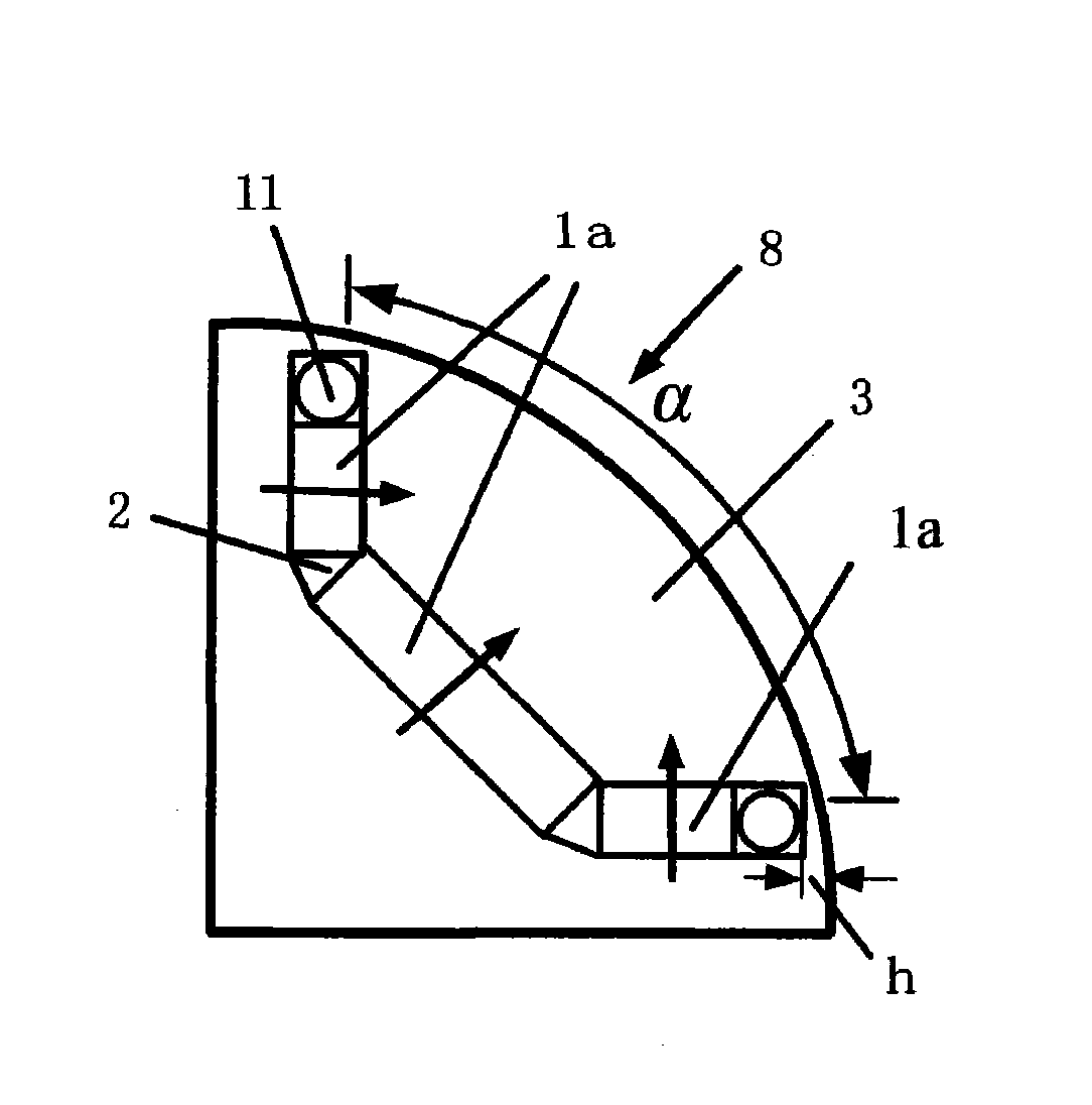 Vehicle permanent magnetic synchronous motor and stator iron core capable of weakening magnetic resistance moment