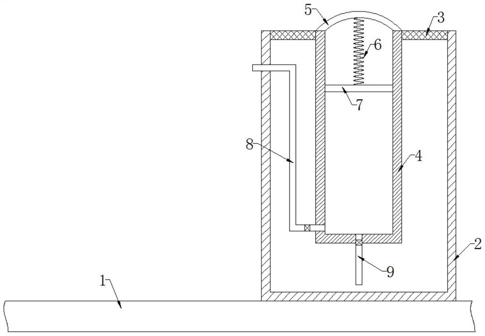 Self-irrigation system for sponge city roof garden