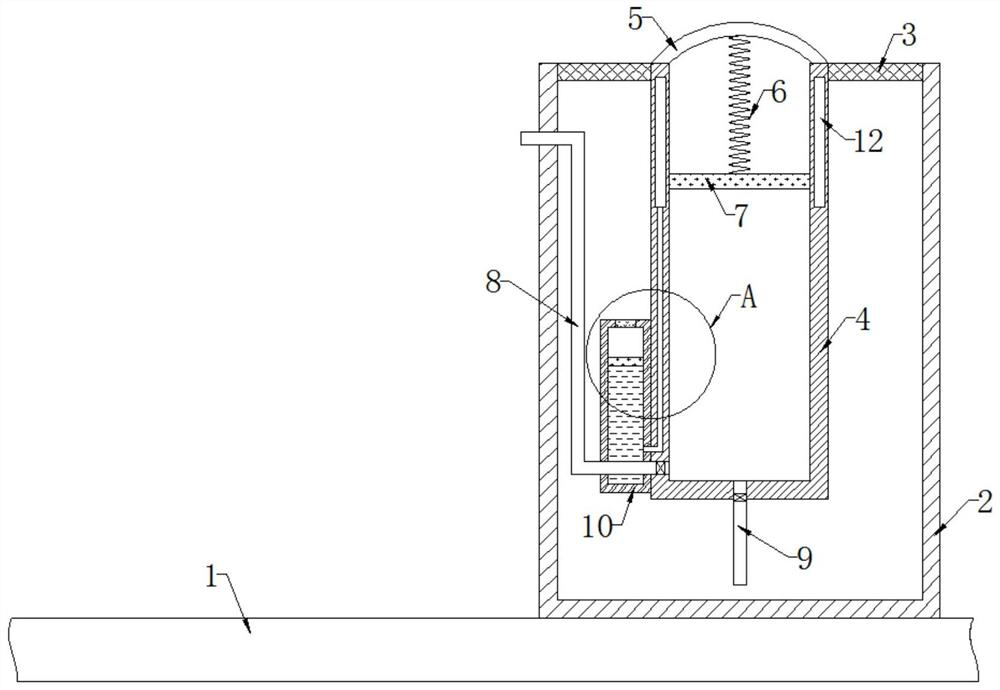 Self-irrigation system for sponge city roof garden