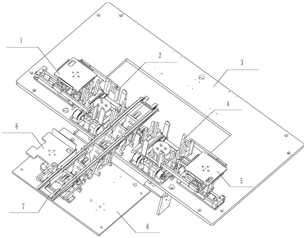 Feeding and piece arranging device for electric injection furnace