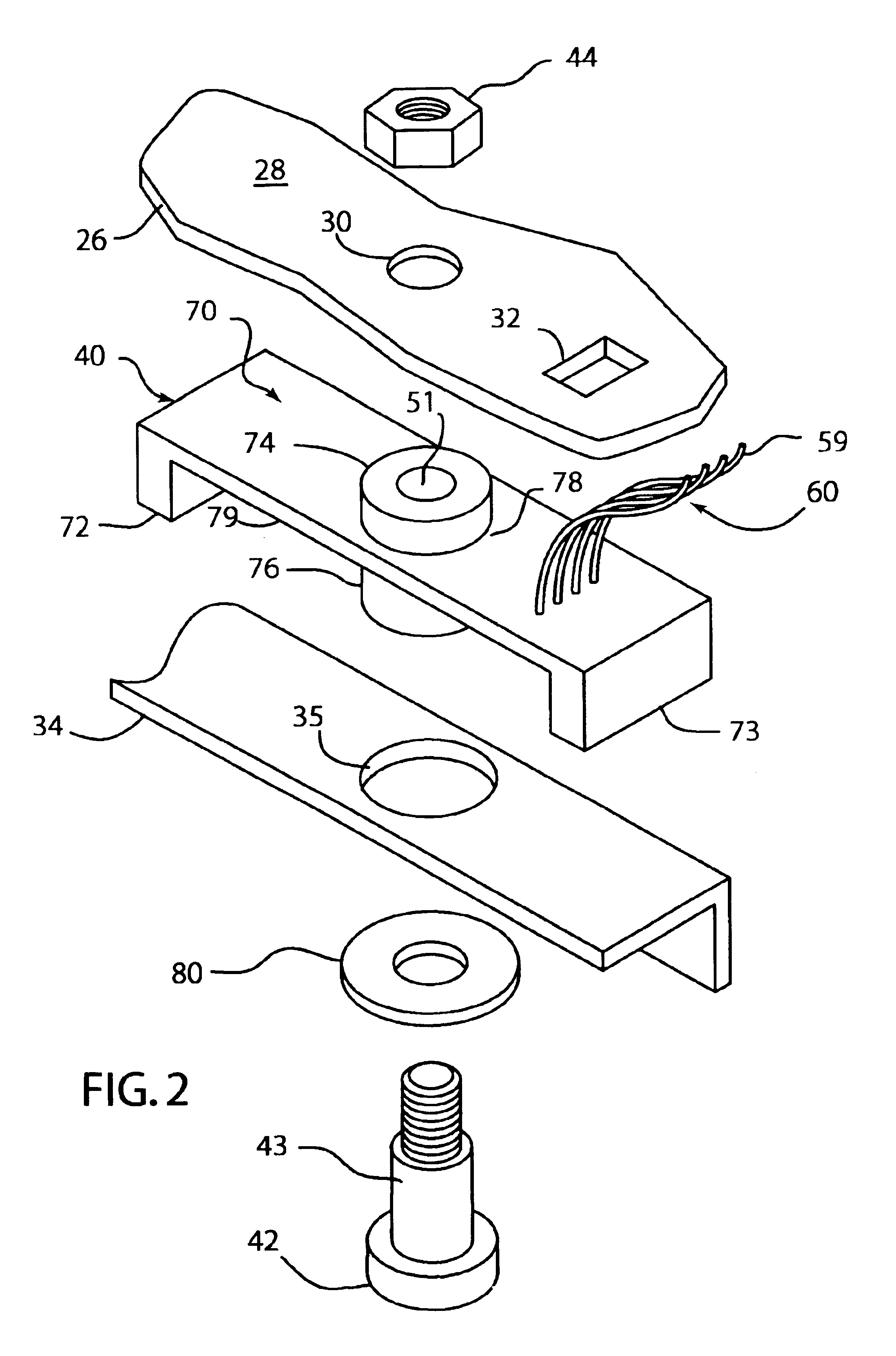 Vehicle seat weight sensor