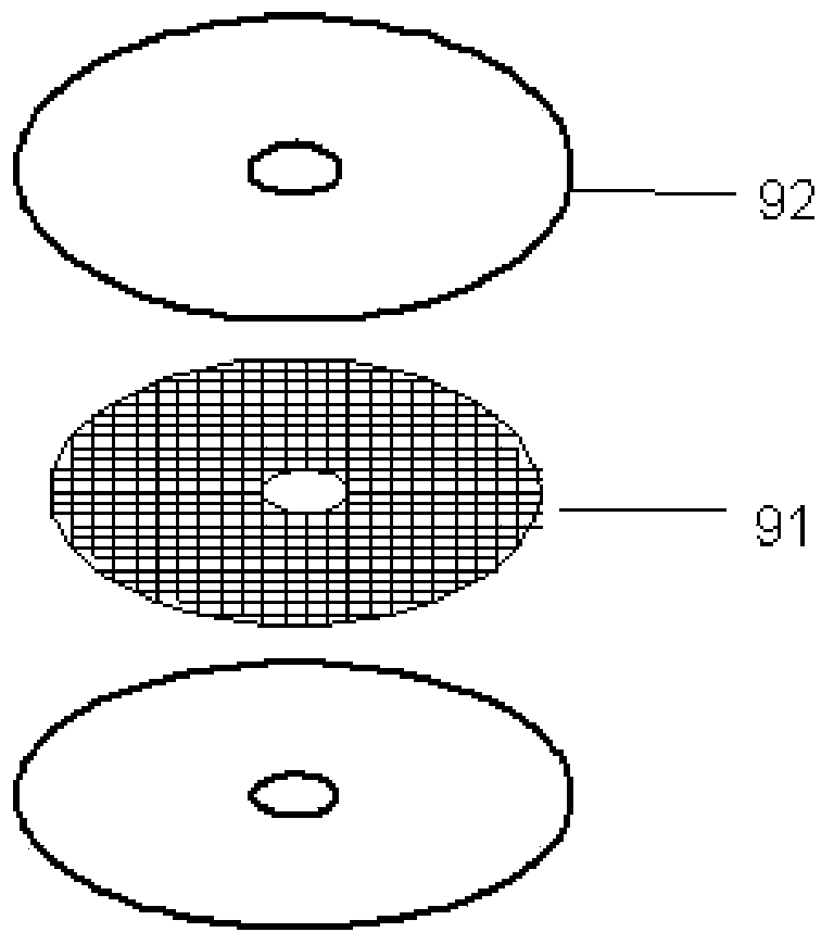 Built-in disc fibrous bed reactor for fermenting production of butyric acid