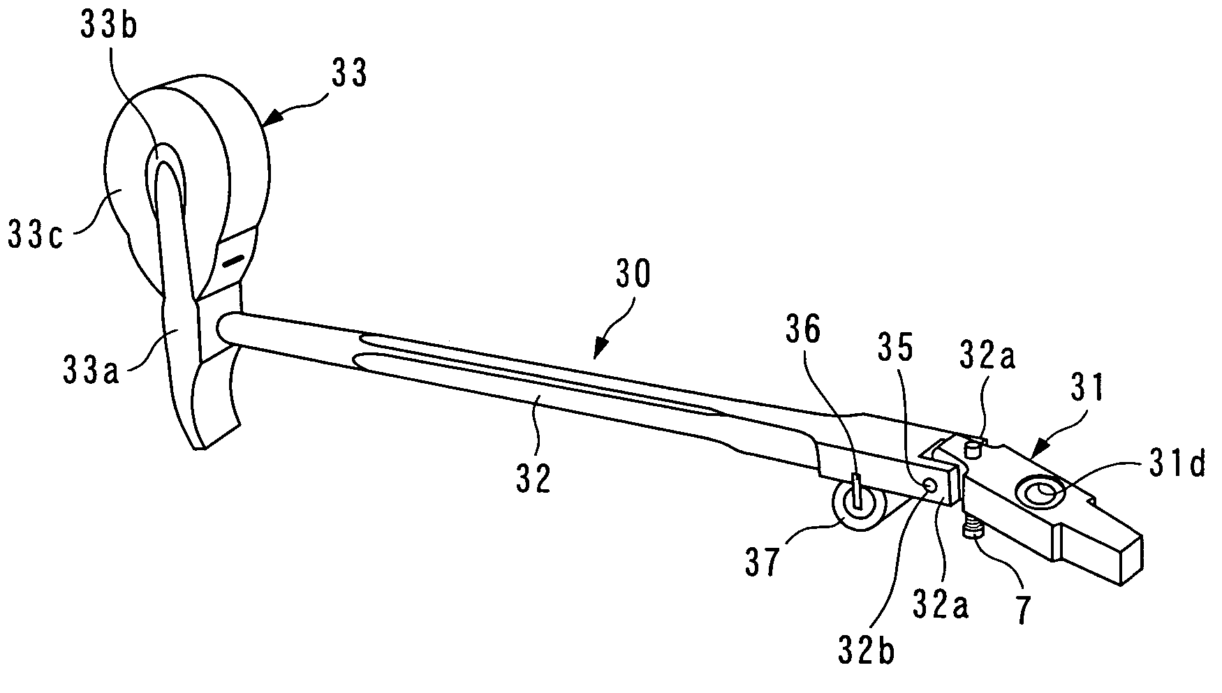 Shank flange for piano