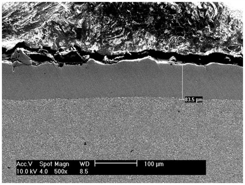 A method for aluminizing a circular link chain