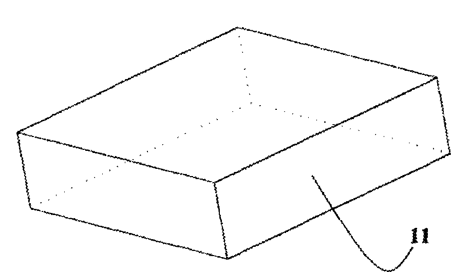 Method for growing active area epitaxial wafer of nanometer folded structure