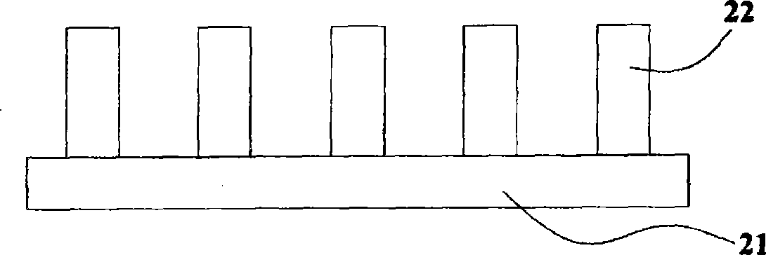 Method for growing active area epitaxial wafer of nanometer folded structure