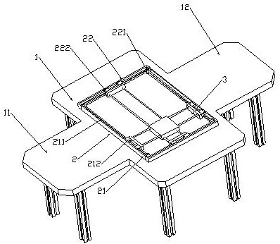 Paleontological fossil surface repairing treatment device for elemental analysis