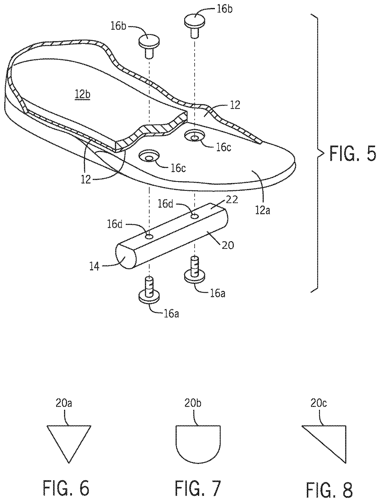 Shoe attachment for preventing toe walking