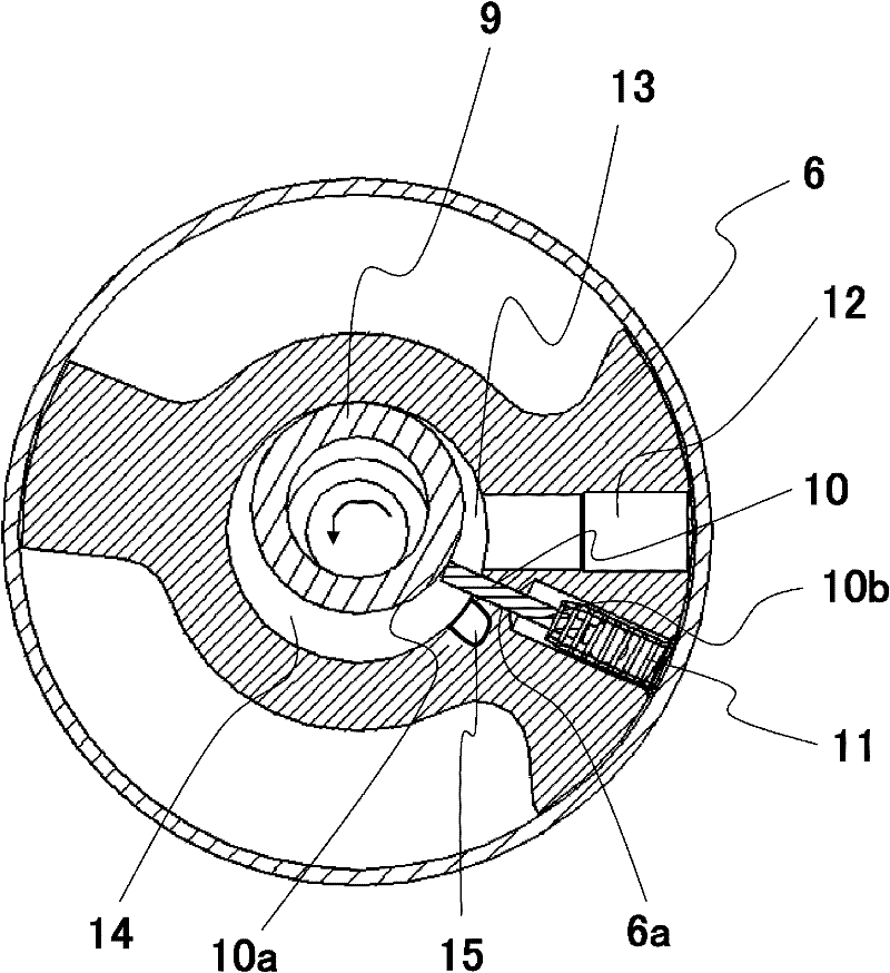 Rotary vane compressor with hydrofluoroolefin refrigerant gas and high speed tool steel vane