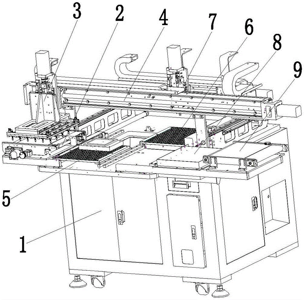 Dual-position multifunctional online plate separator with adjustable rail