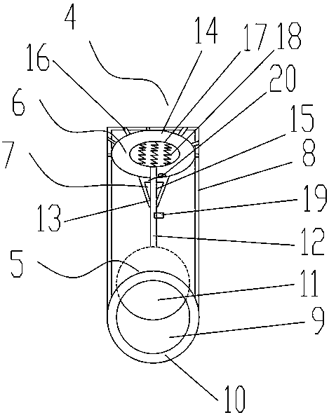 Cooling water flow control device and control method for lead-acid storage battery plate casting machine