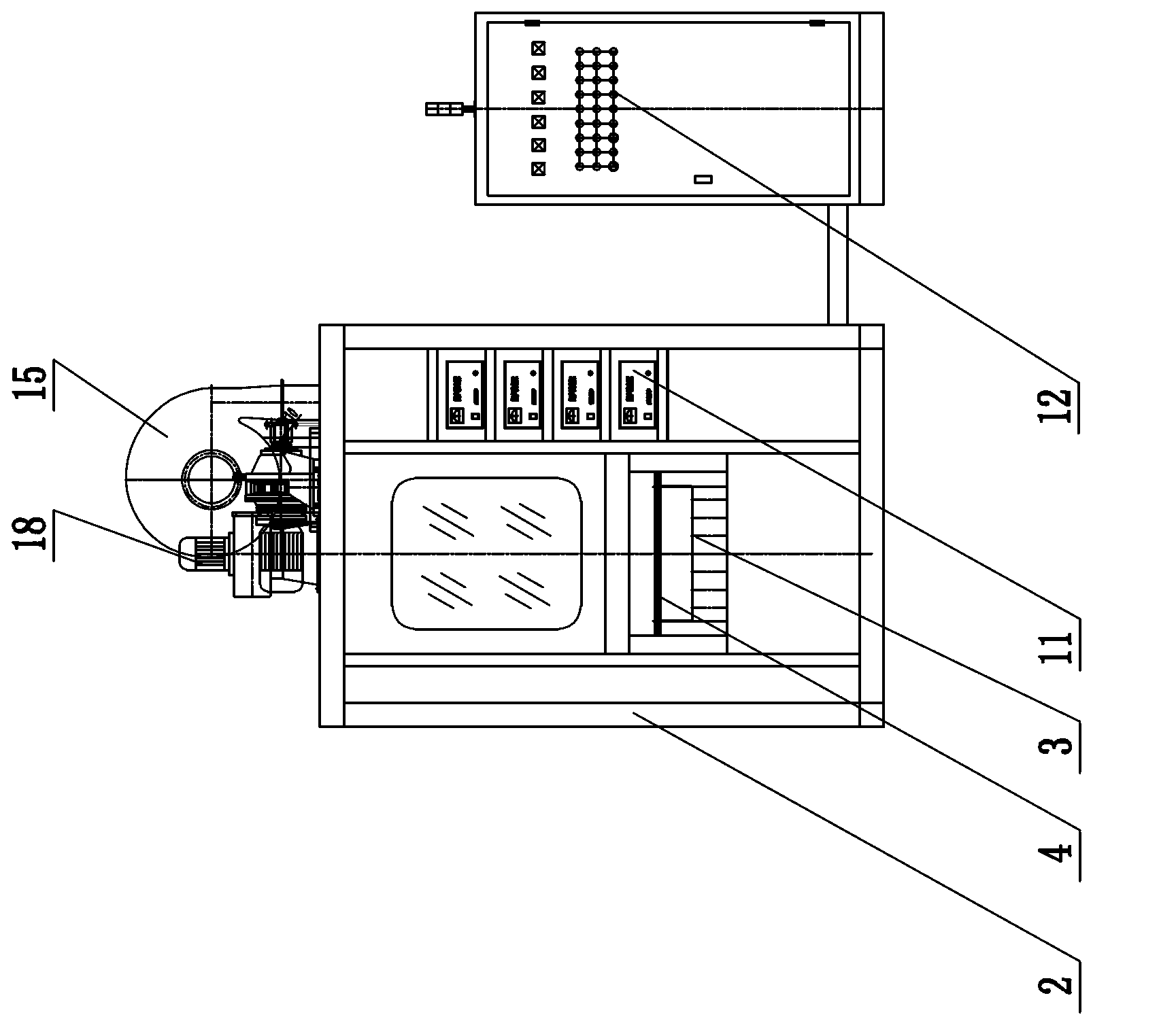 Automatic conveying ultrasonic cleaning machine for double-chain hanging frame