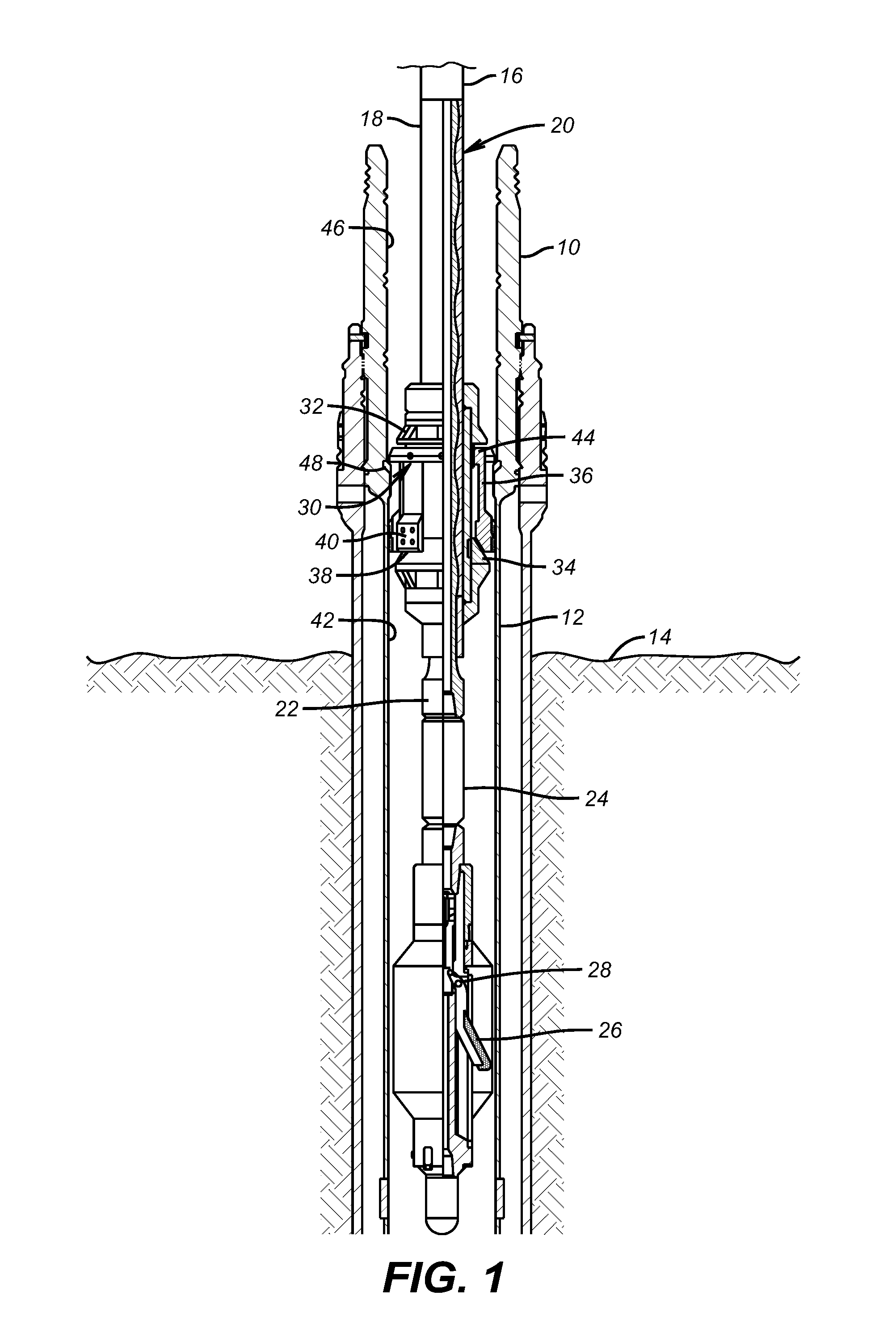 Combination motor casing and spear