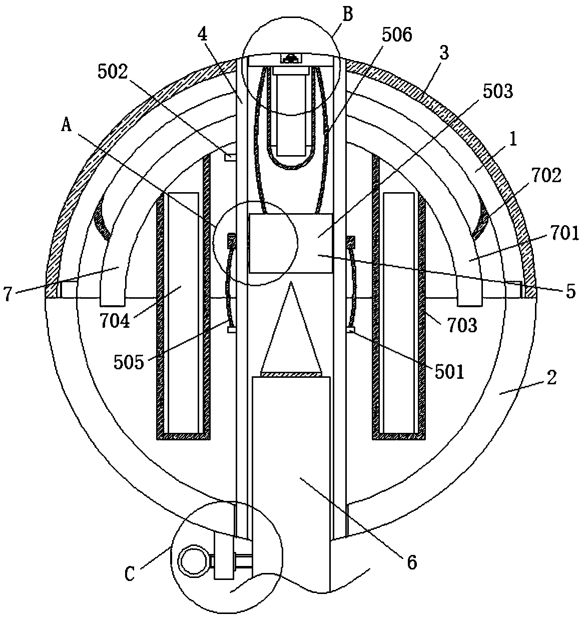 Insect trapping device used for camping