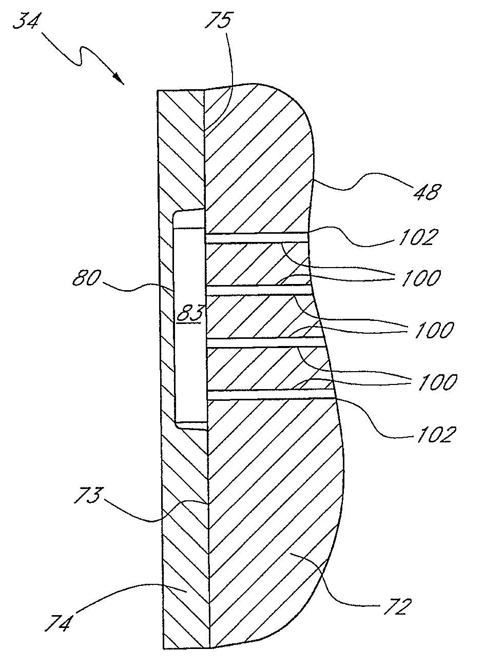 Structure based fluid distribution system