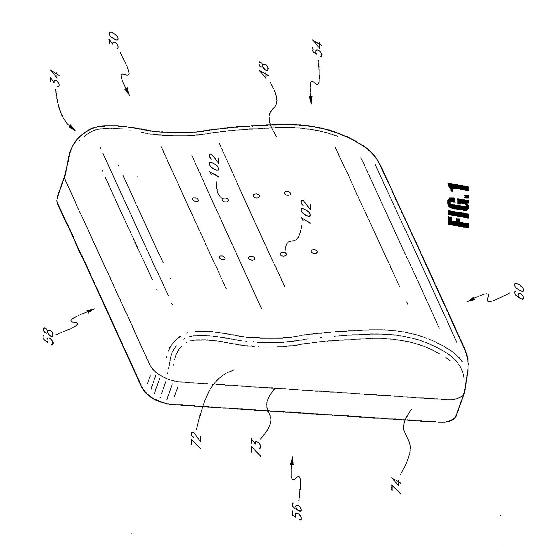 Structure based fluid distribution system