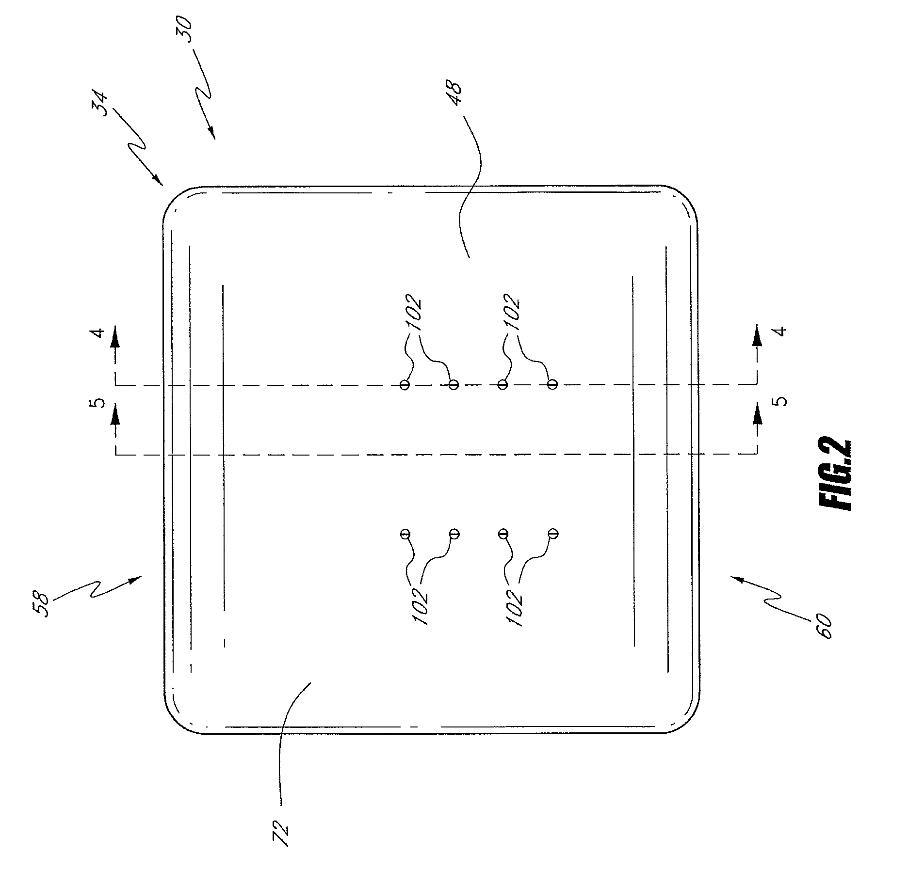 Structure based fluid distribution system