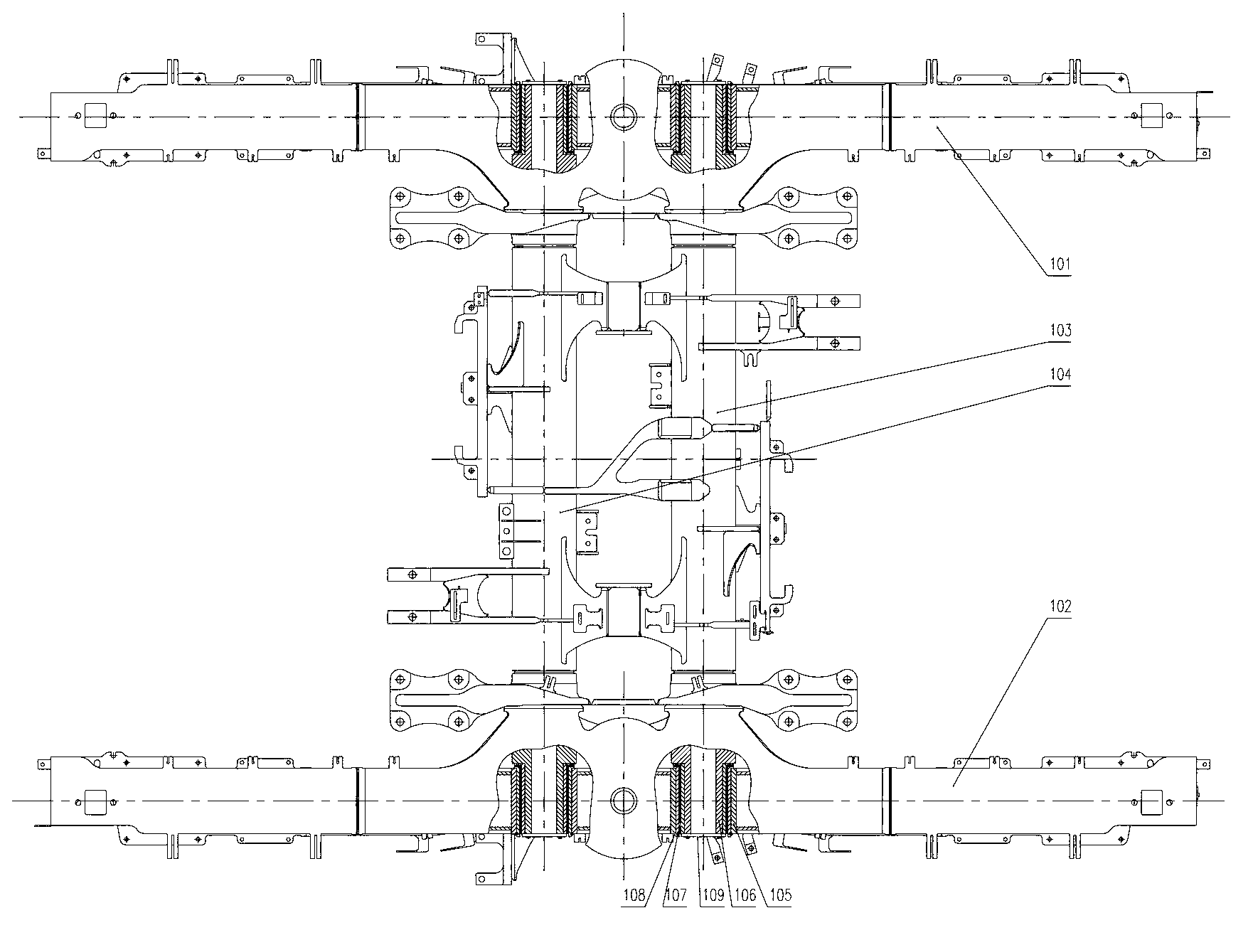 Bogie frame