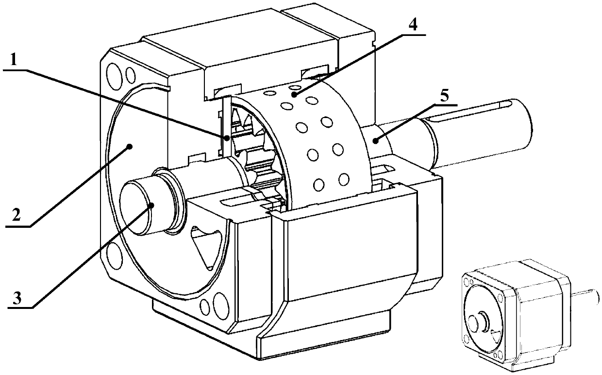 Sliding bearing self-circulation cooling oil lubrication system for meshing gear pump