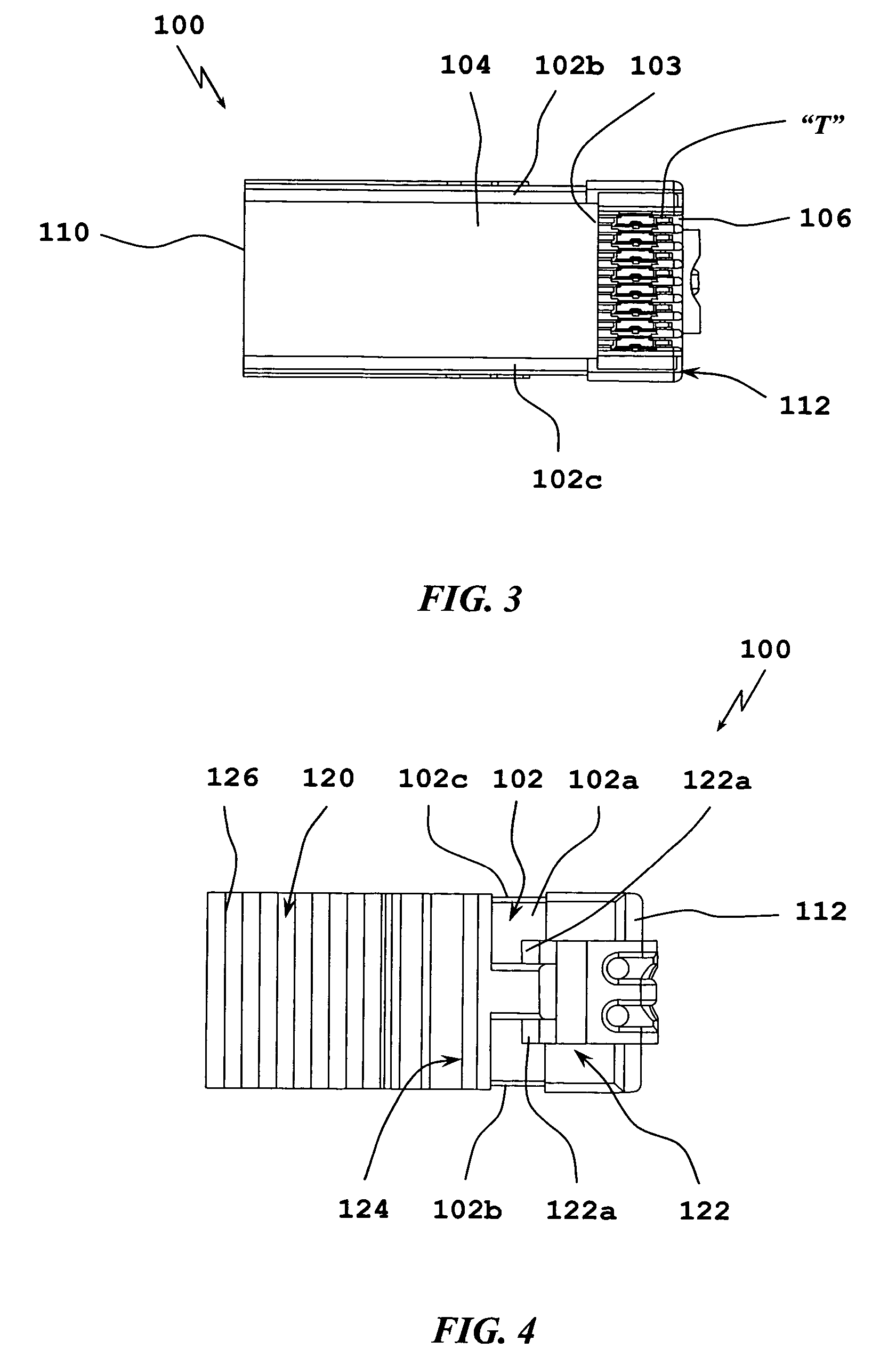 Modular plug with slider latch