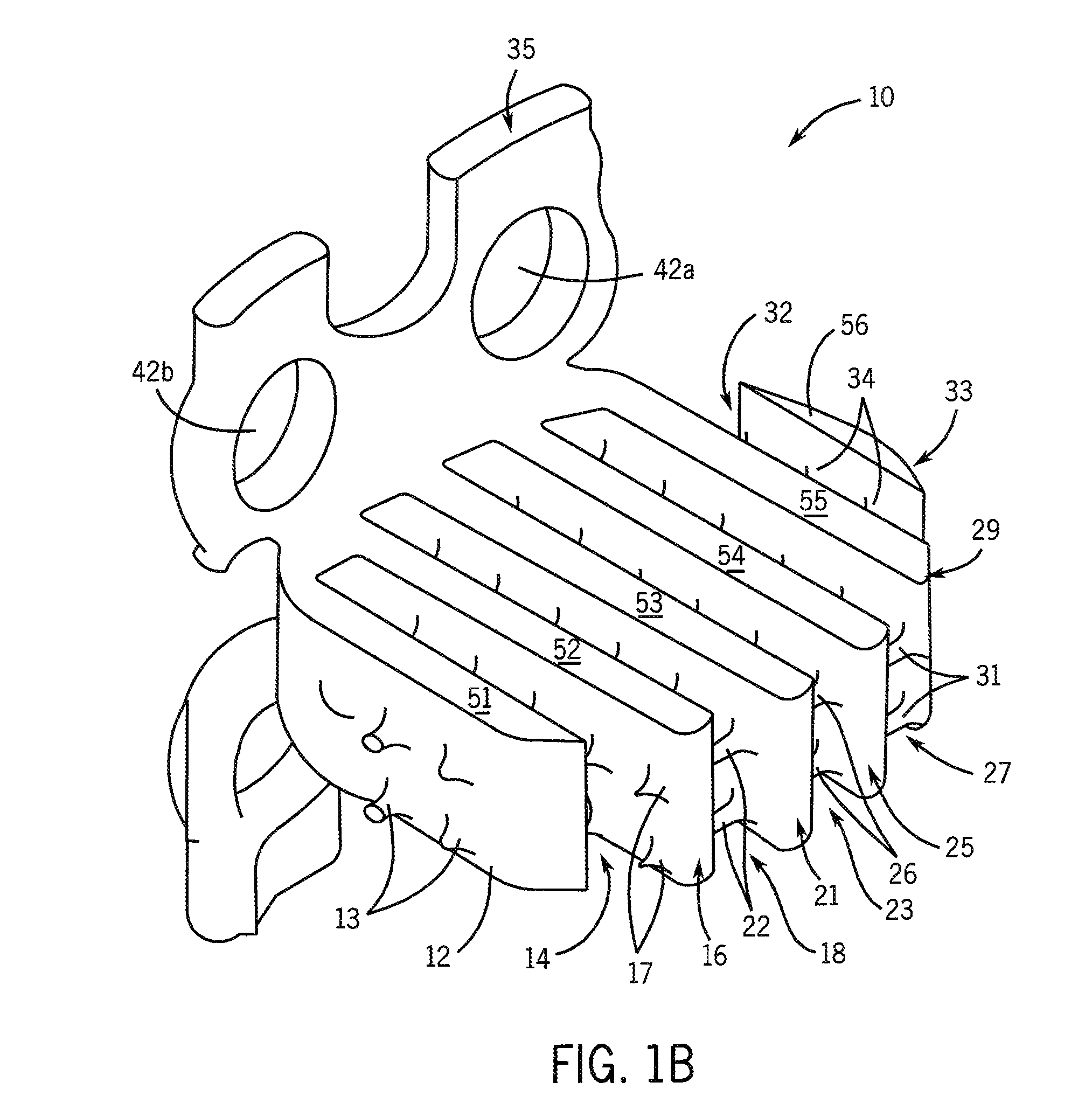 Degradable cage coated with mineral layers for spinal interbody fusion