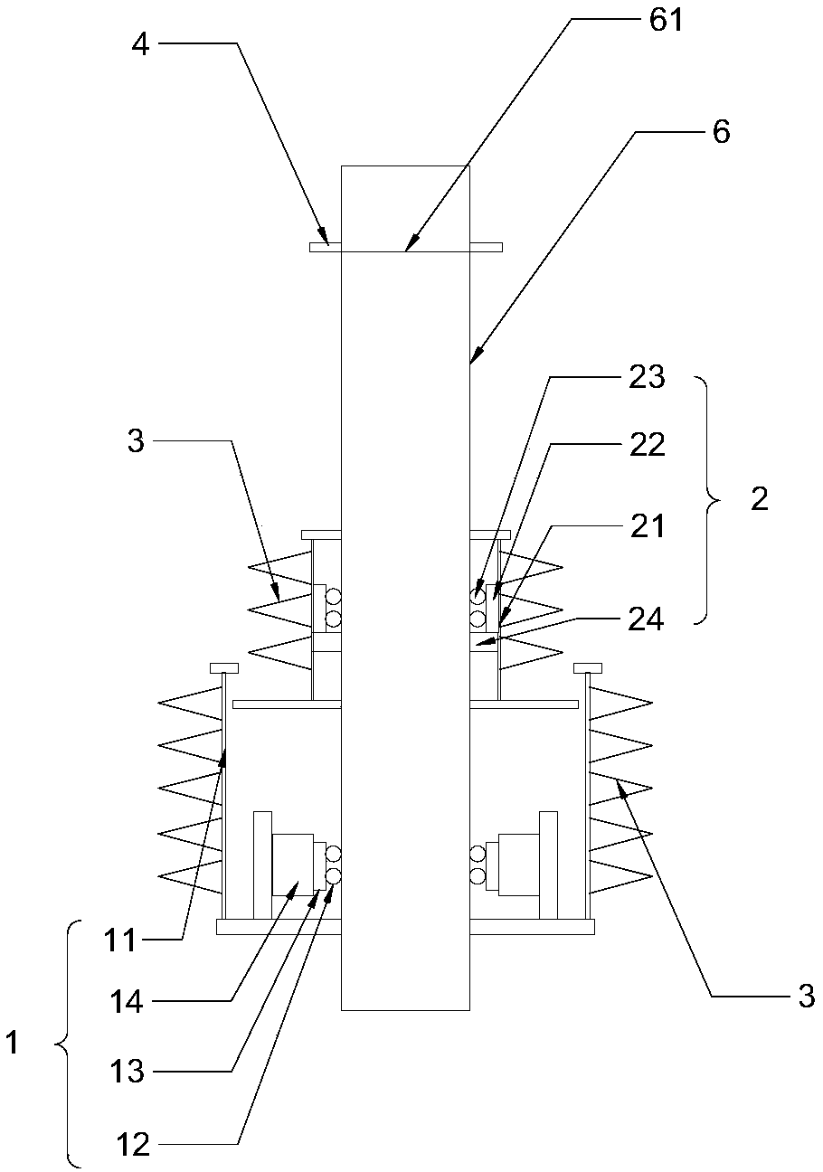 Cement pole anti-climbing device