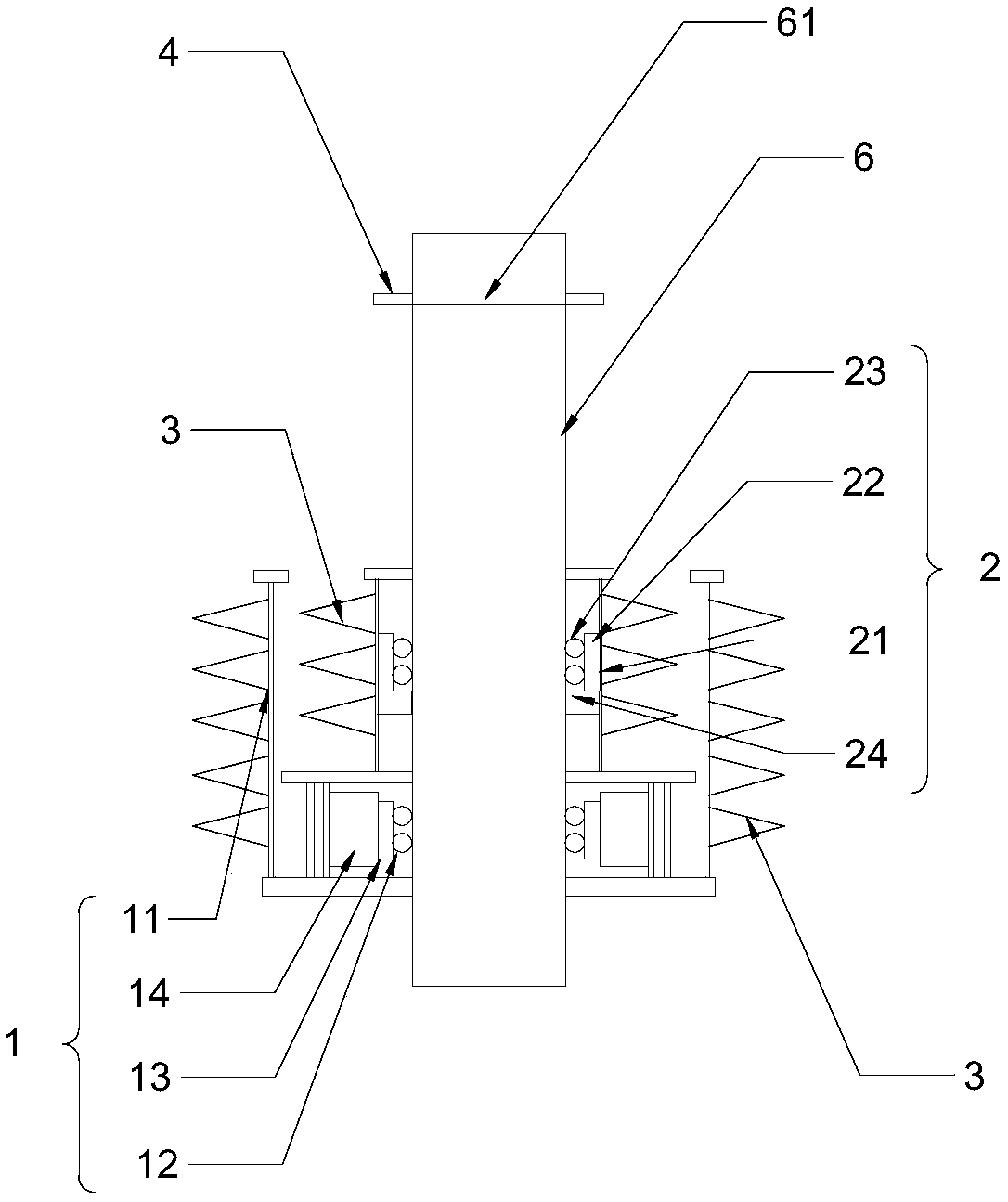 Cement pole anti-climbing device