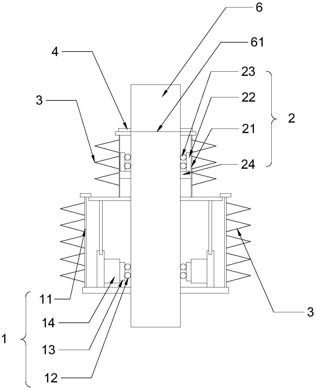 Cement pole anti-climbing device