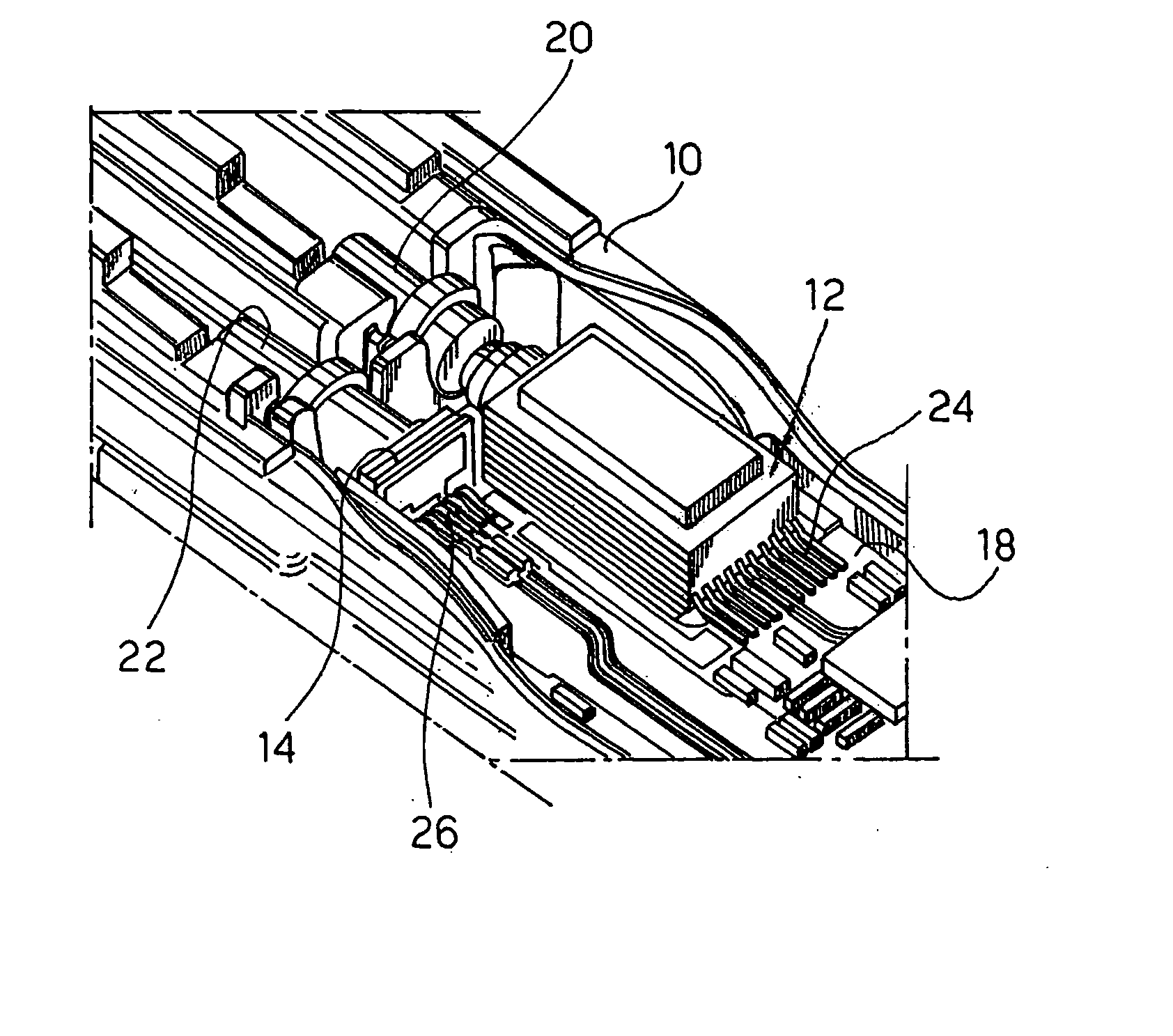 Connection arrangement for optical communication systems