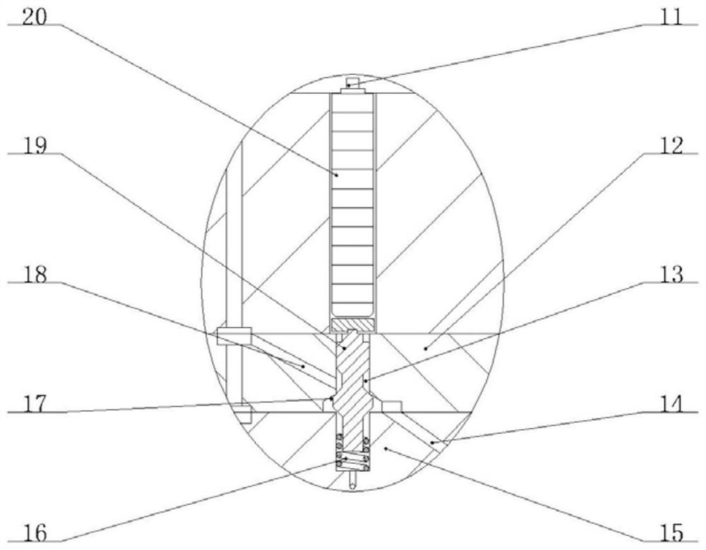 Accumulated piezoelectric-solenoid double-valve electronically controlled fuel injector