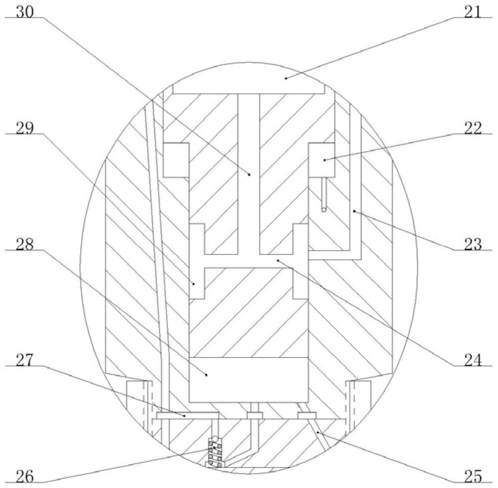 Accumulated piezoelectric-solenoid double-valve electronically controlled fuel injector