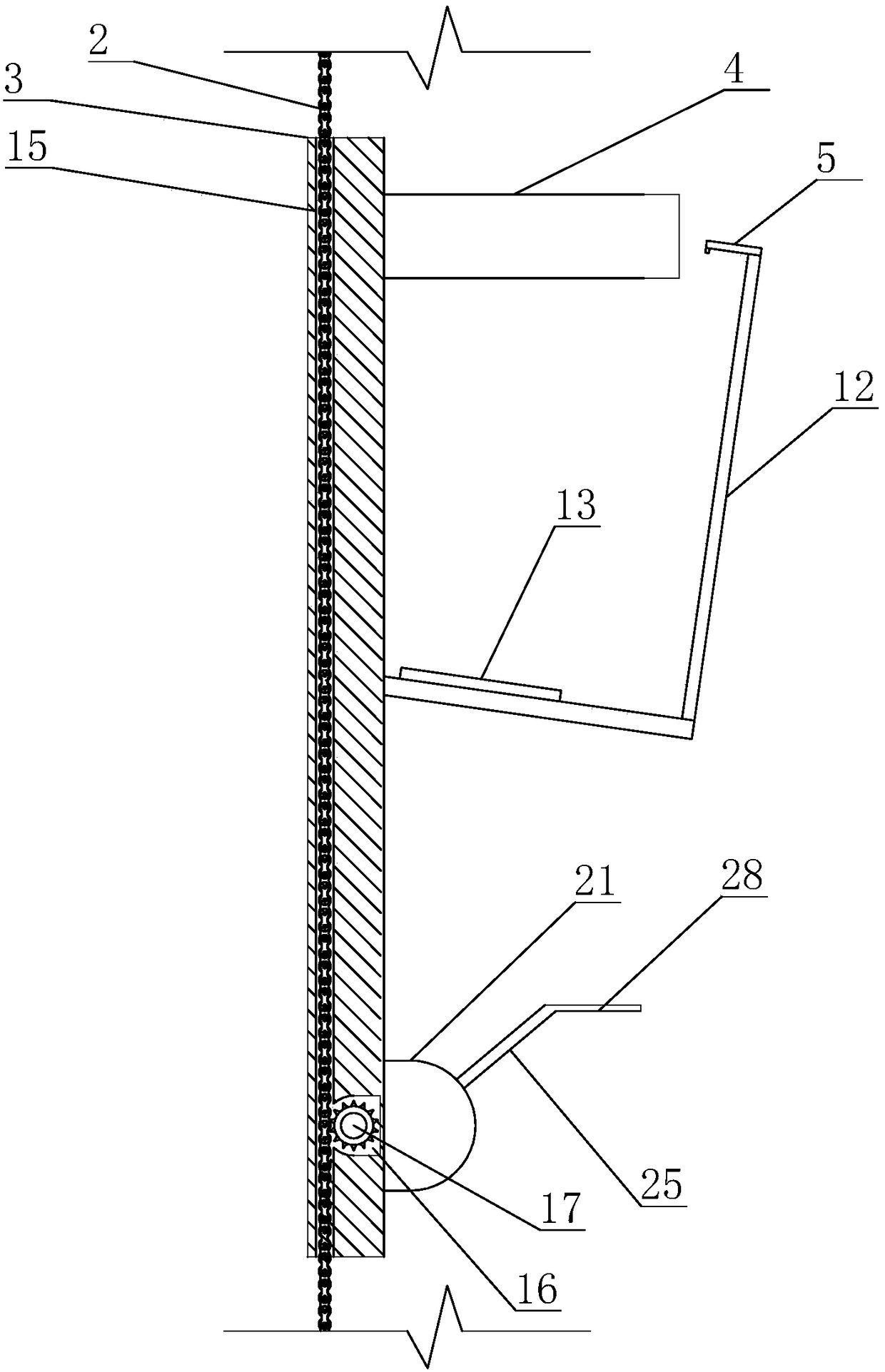 Electric power climbing safety protection device