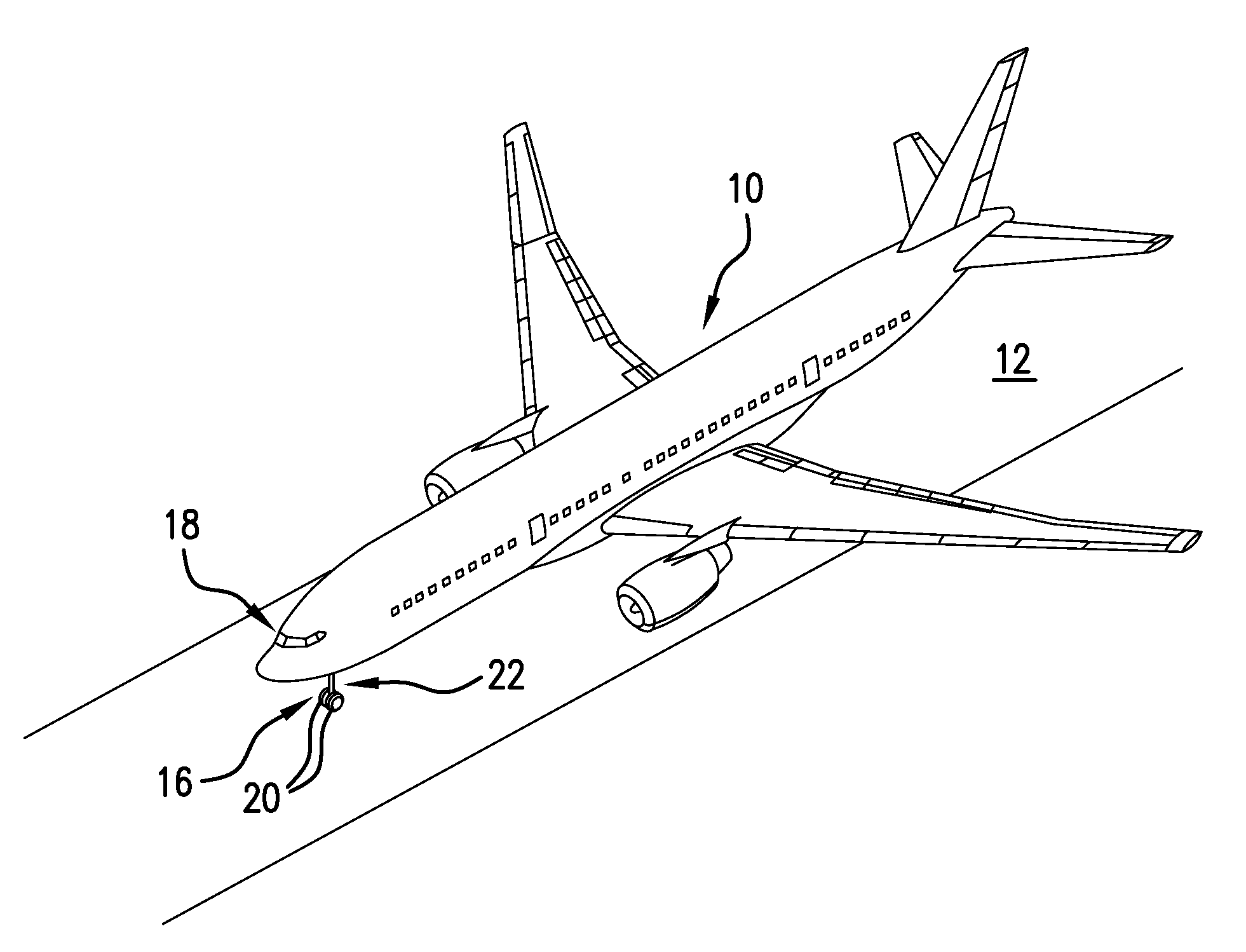 Method for increasing landing gear effective life and aircraft landing cycles