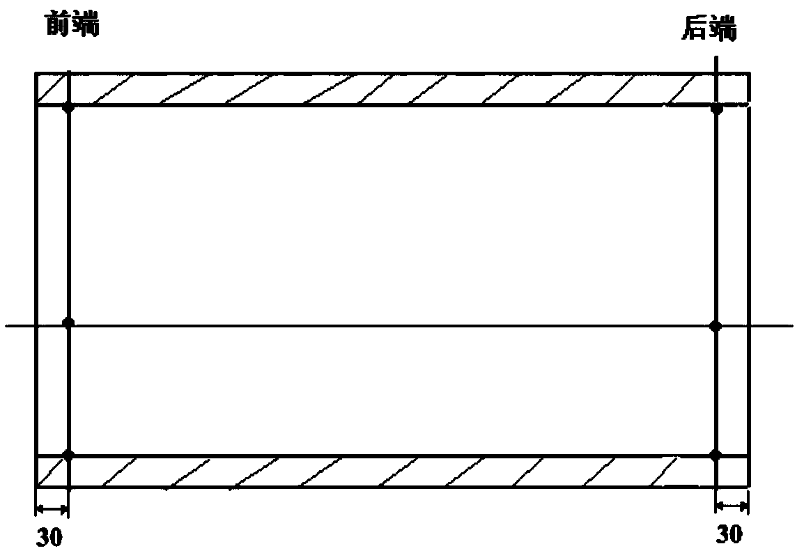 Casting cabin section processing method based on precision detection technology