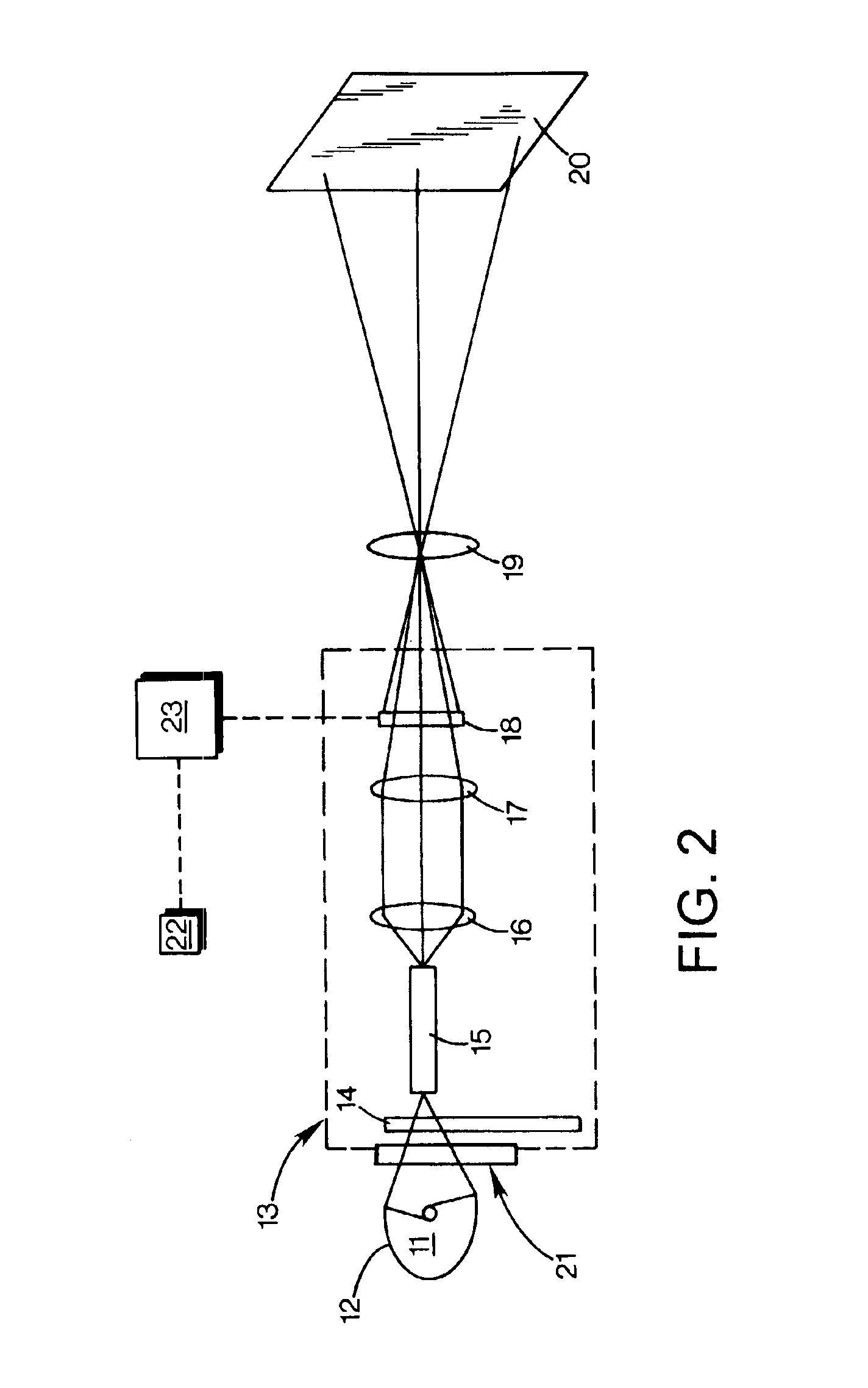 Projector with spectral filter