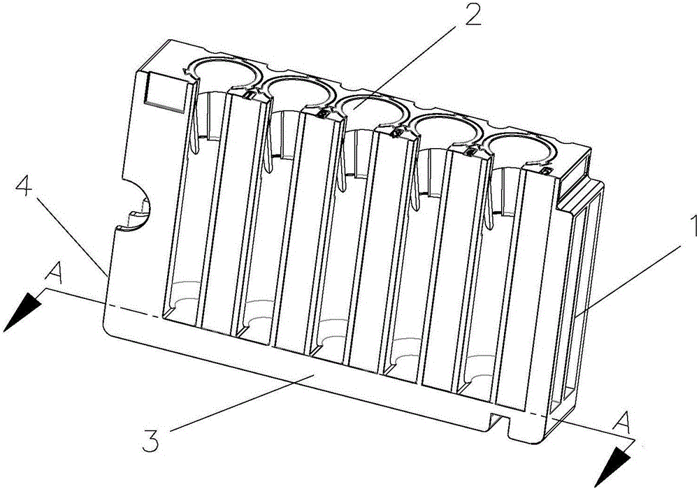 Midship core type sample rack