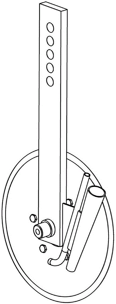 Seed furrow liquid spraying type seed anti-bouncing device