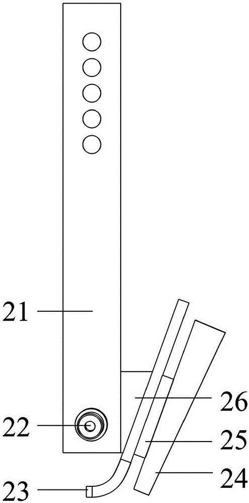 Seed furrow liquid spraying type seed anti-bouncing device