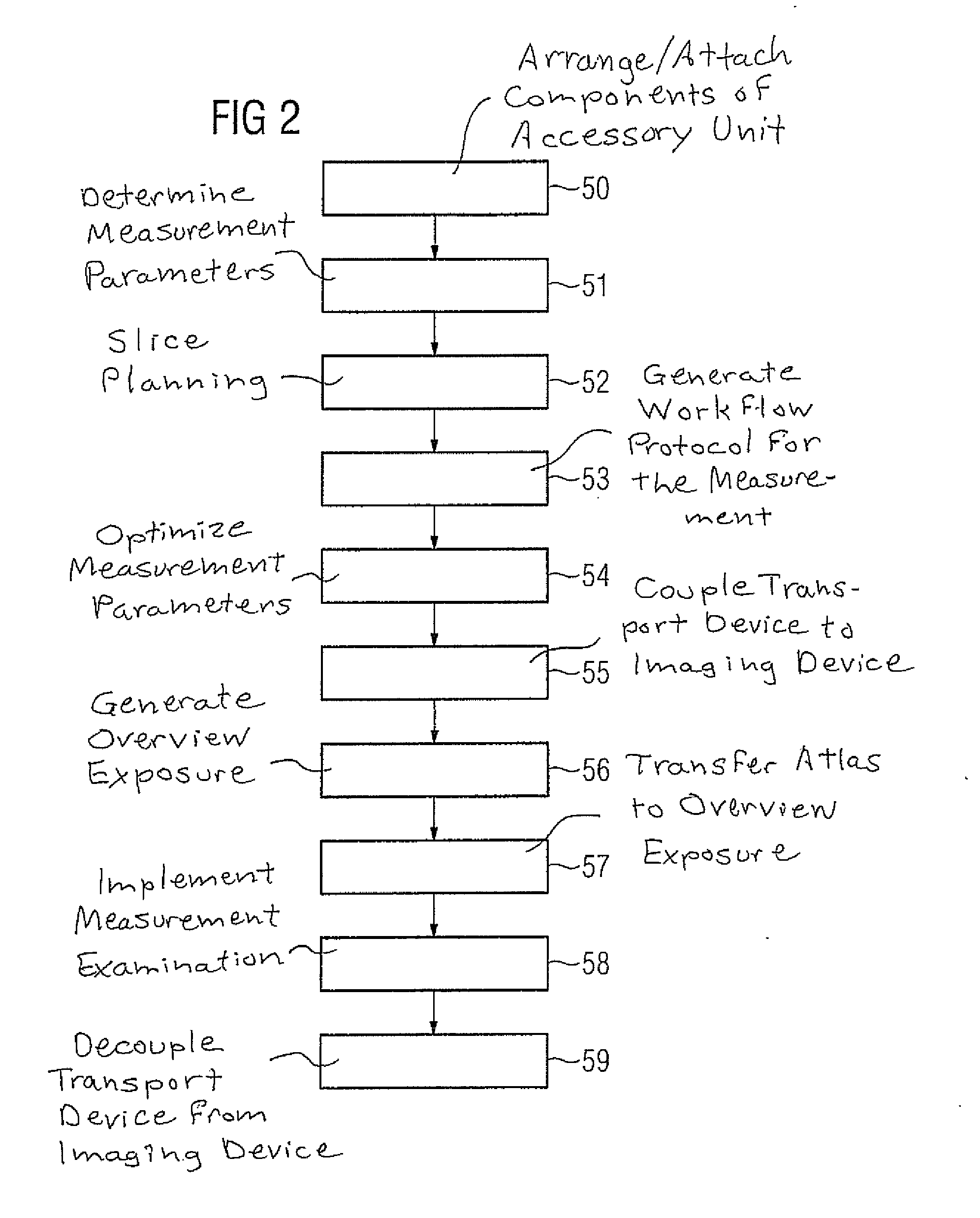 System with at least one medical imaging device, and method to prepare a sample for medical imaging