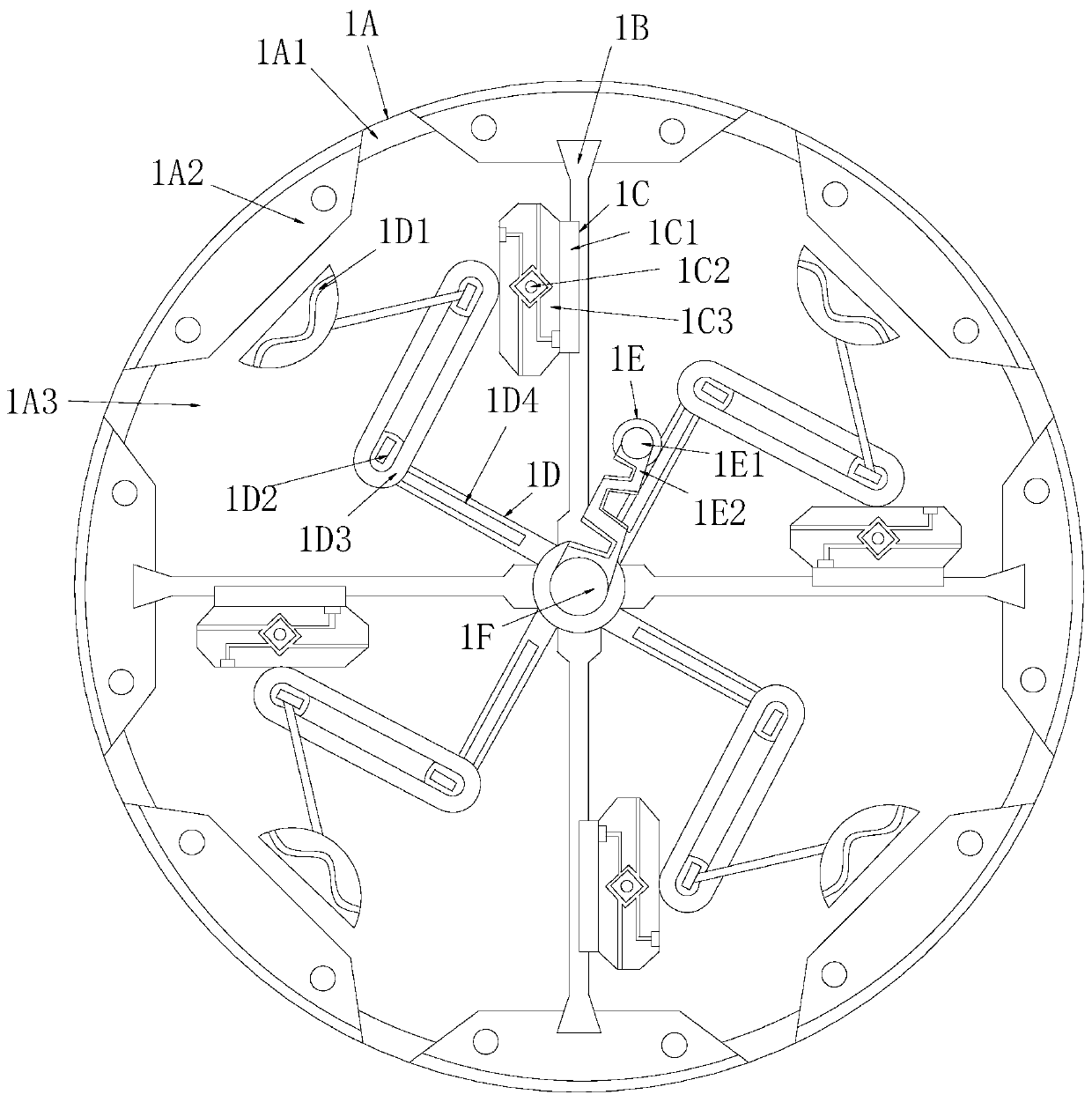 Wood sculpture wood chip removing and collecting device