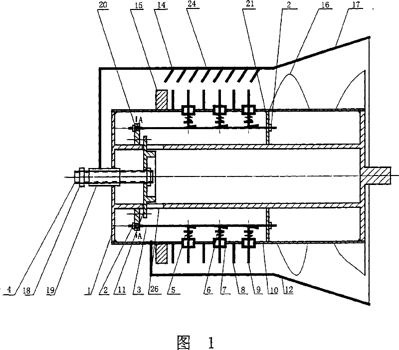 Adjustable axial-flow type drum thresher