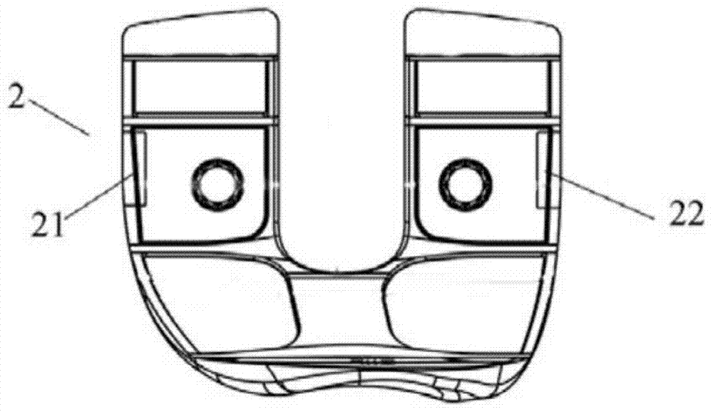 A combined organic polymer material artificial knee joint