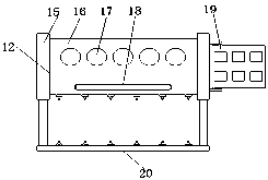 Training and teaching device for supervision docimaster